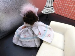 na 90 bisque pink feather back